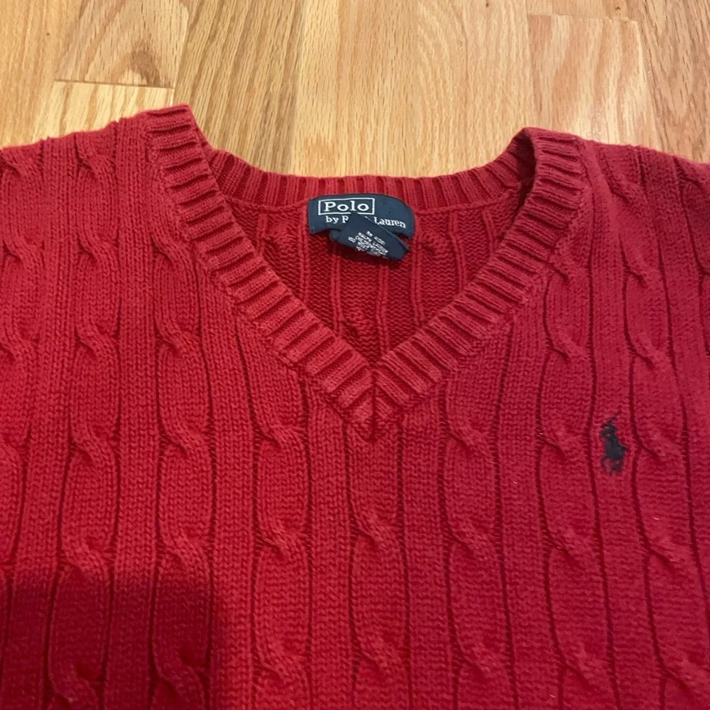 Polo by Ralph Lauren Boy’s Red Sweater Vest